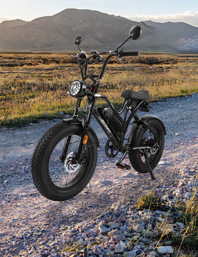 Sptebik 電動 ファット バイク｜20インチ太タイヤで挑む都市型
