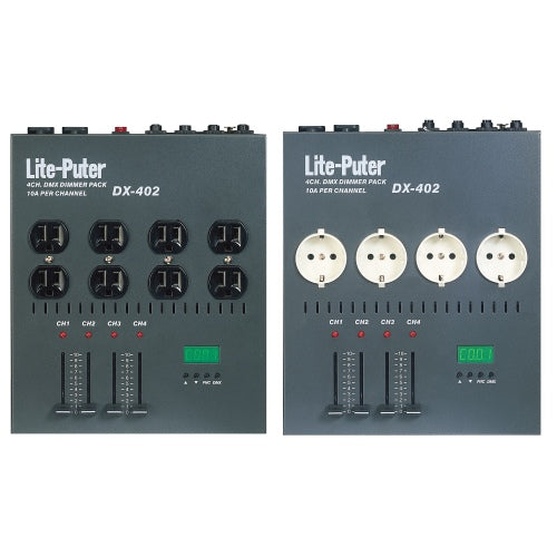 Lite-Puter DX-402A 4 Channels DMX Dimmer Pack | RedOne Music