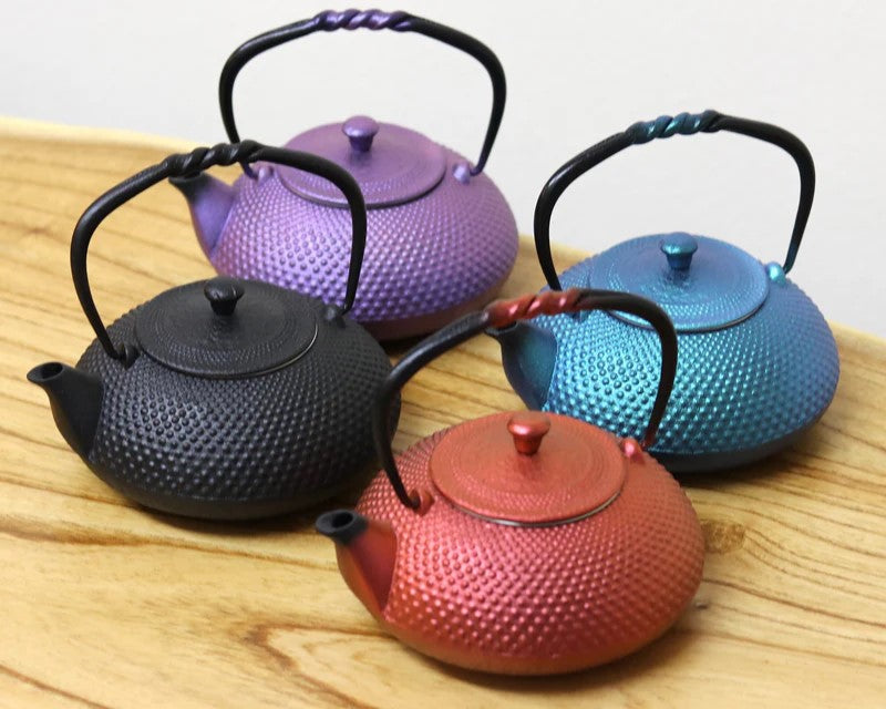 南部鉄器 小鉄瓶 急須 | アラレ 0.5L | 紫 | 及富