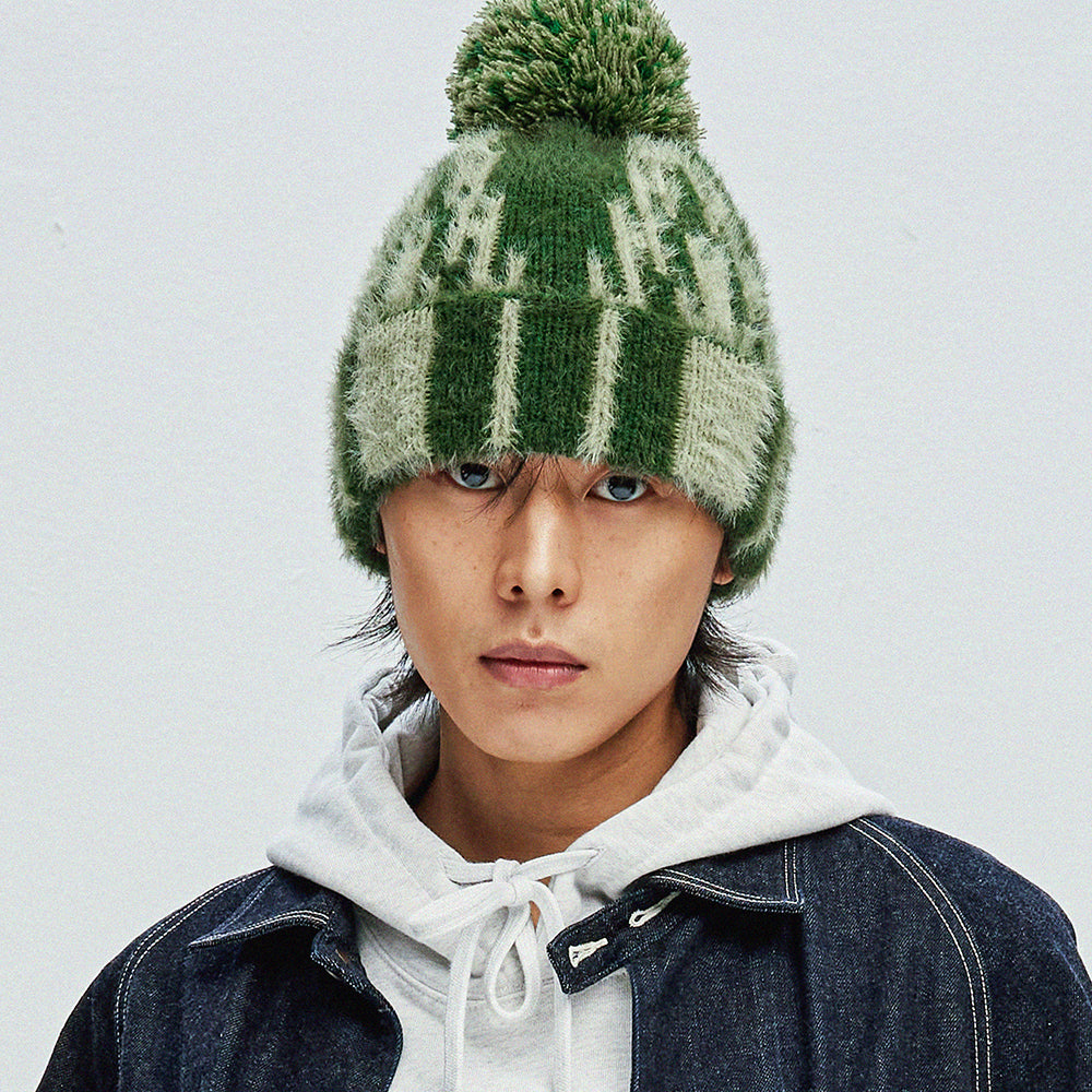 ナバホ柄ビーニー グリーン - KND | 60% - アジアファッション通販