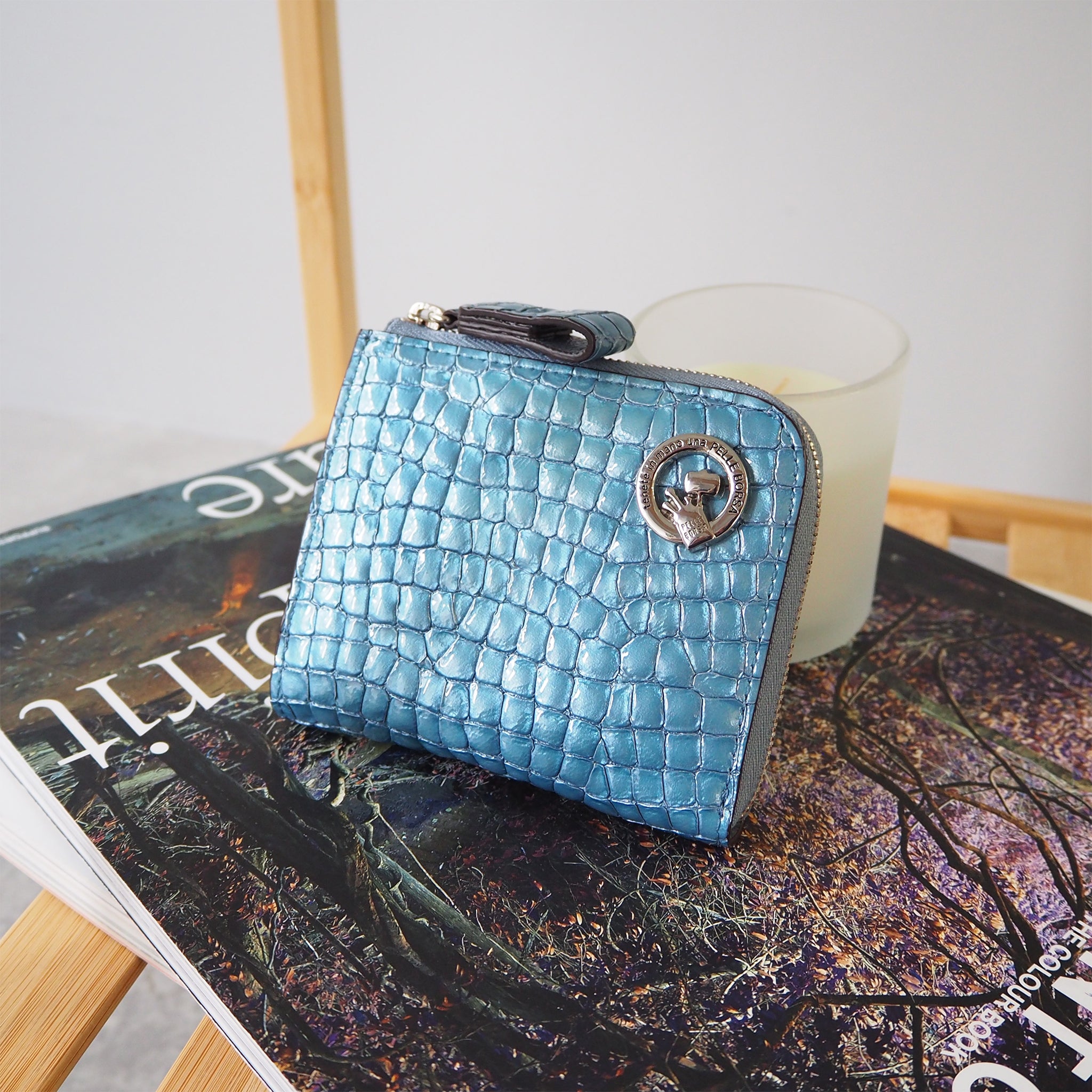 L字ファスナミニ財布 Rainbow Croco 6105 – ペレボルサ公式オンライン