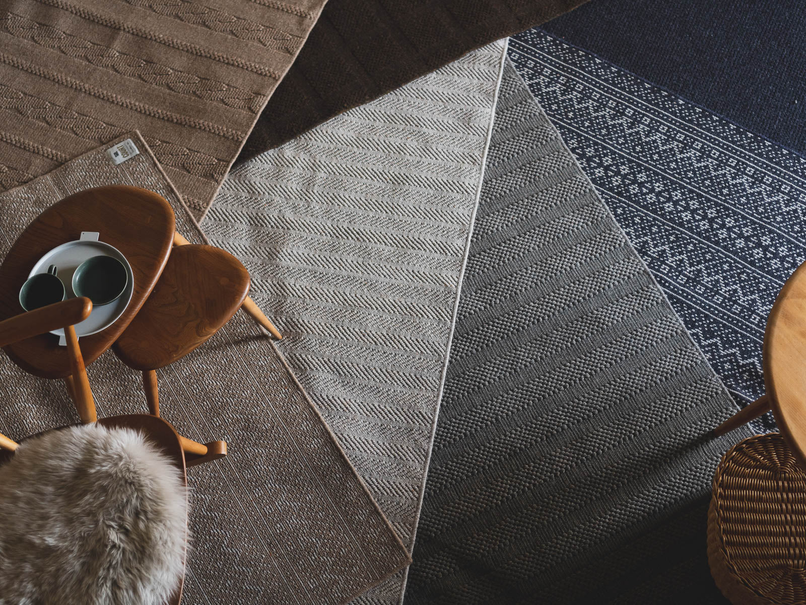 Knitting ウールラグ — ANTRY USE ONLY GENUINE