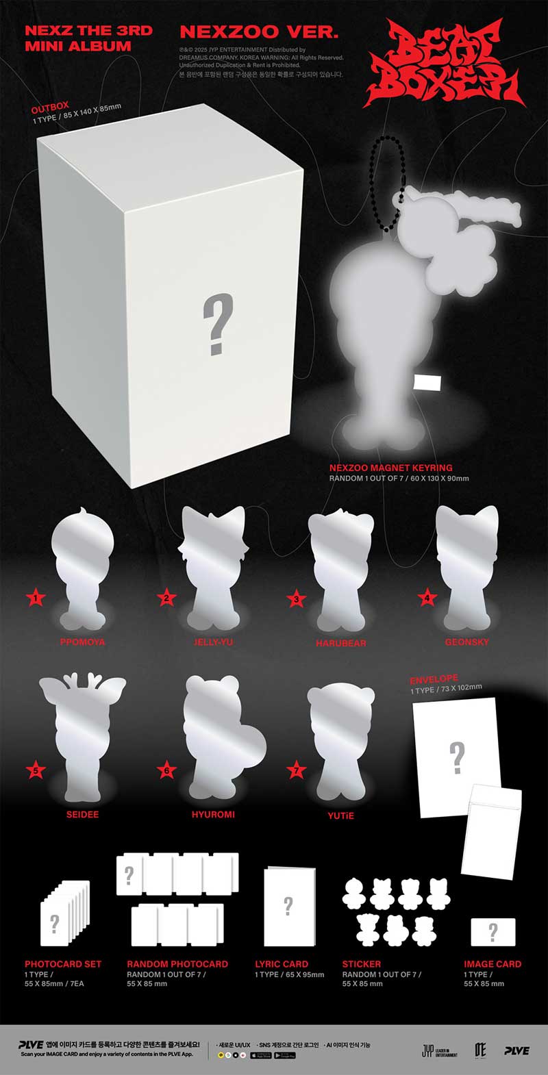 넥스지 | NEXZ THE 3RD MINI ALBUM [ BEAT-BOXER ] NEXZOO VER