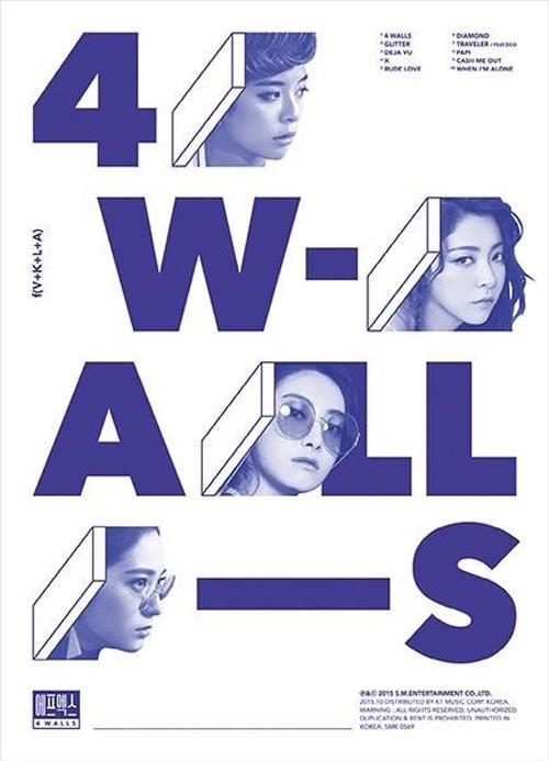 에프엑스 | F(X) | 4TH ALBUM [ 4 WALLS ] | (A VER.) POSTER ONLY