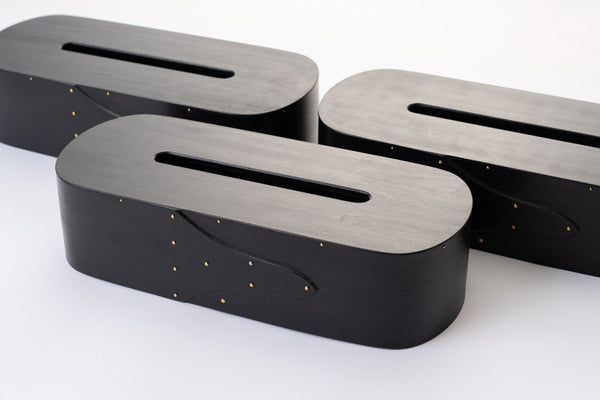 まる工芸 ティッシュケース ソード型 ブラック｜Discover Japan 公式