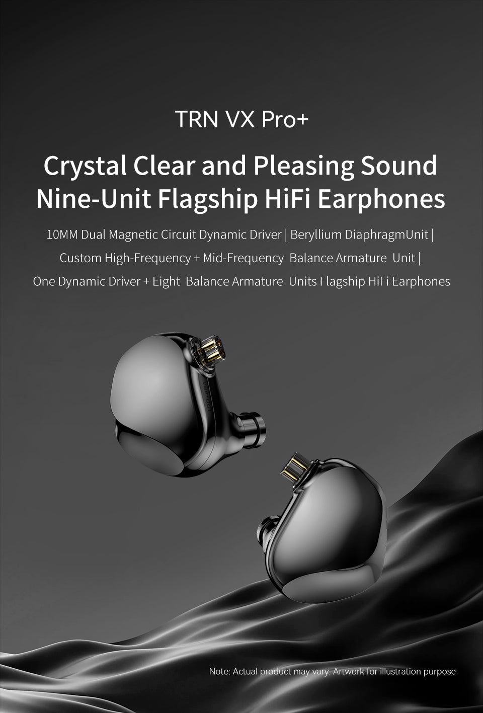 TRN VX PRO+ 1DD+8BA In-Ear Headphone