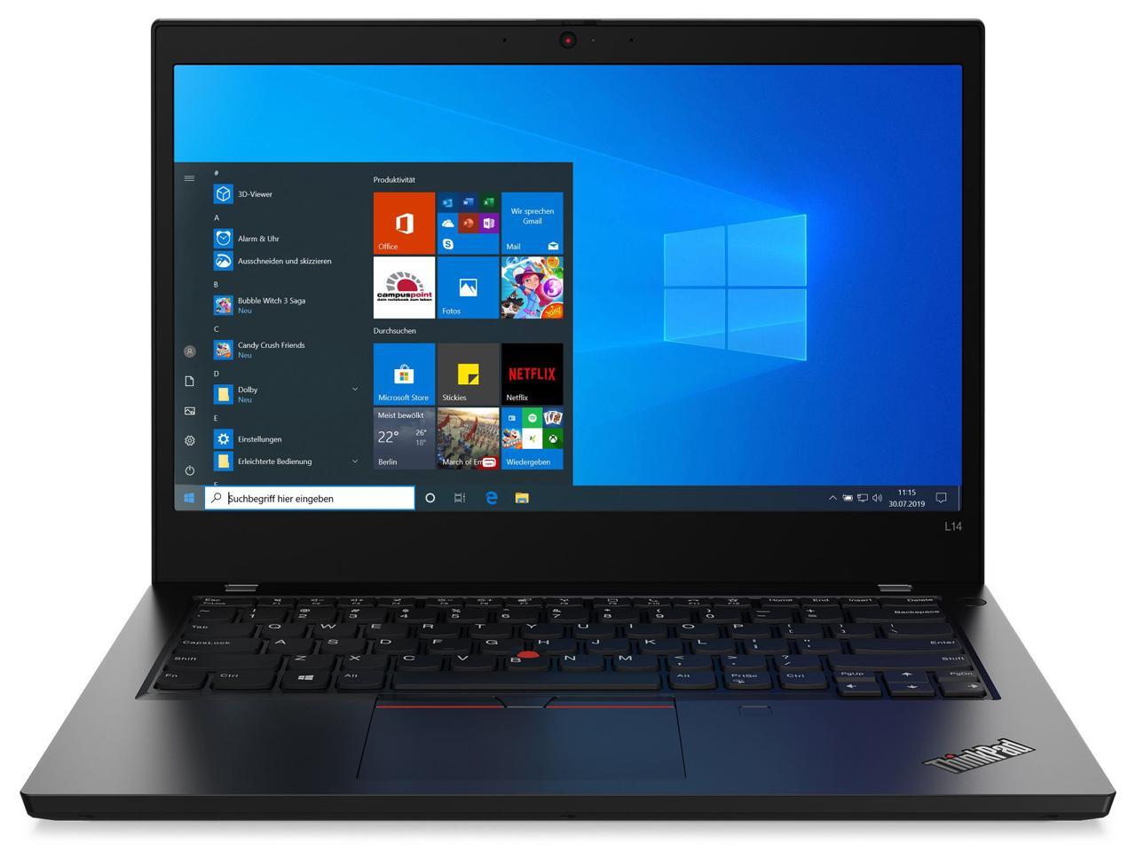 Lenovo ThinkPad L14 Laptop Core i5 16GB RAM 256GB SSD Windows 11