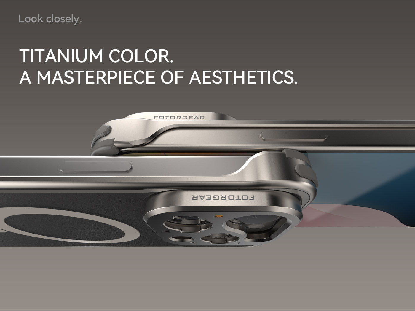 iPhone 16 Proシリーズ用メタル電話ケース – Fotorgear