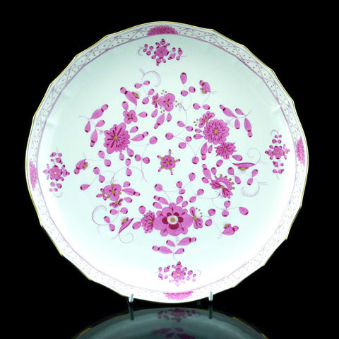 伝統-本物-マイセン-インドの華-ピンク - 英国アンティークス