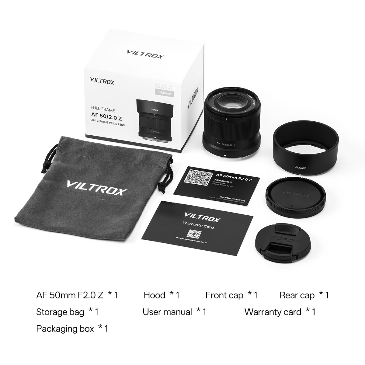 Viltrox AF 50mm F2.0 Air Full-Frame Lens for Nikon Z-Mount