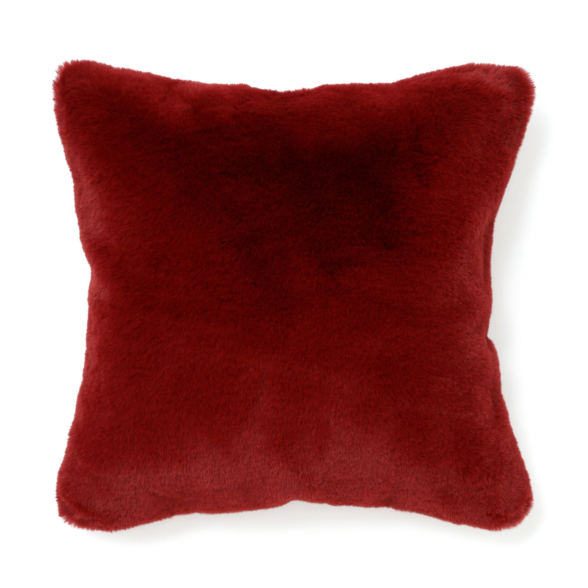 ファー クッションカバー 450×450 ダークレッド（B-046） | Francfranc
