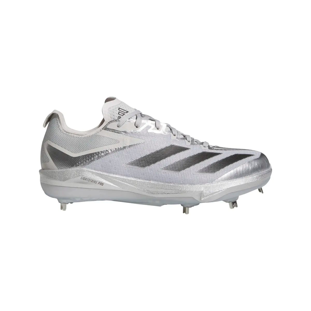 adidas Men's Adizero Electric+ Silver Speed Baseball Cleats