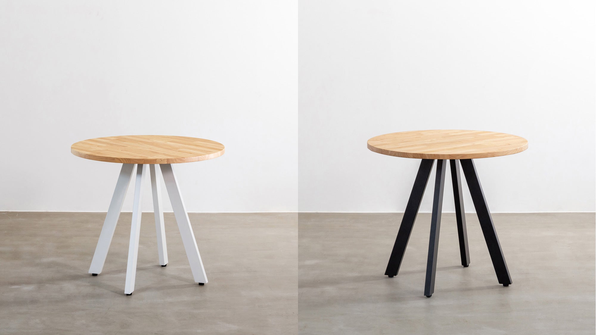 THE CAFE TABLE に、優しくも凛としたホワイト脚シリーズが登場