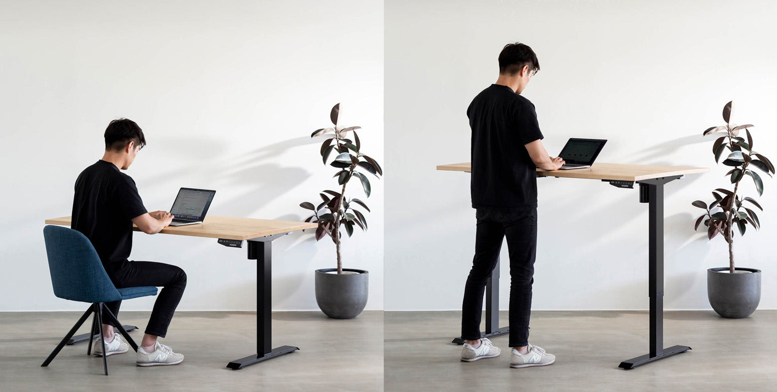 高さを変えられる、電動昇降脚のテーブルをつかってみる – KANADEMONO
