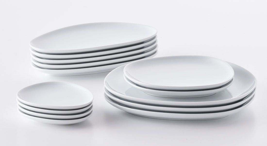 ペトラ ロングプレート(L) ホワイト | 白山陶器直営オンラインストア