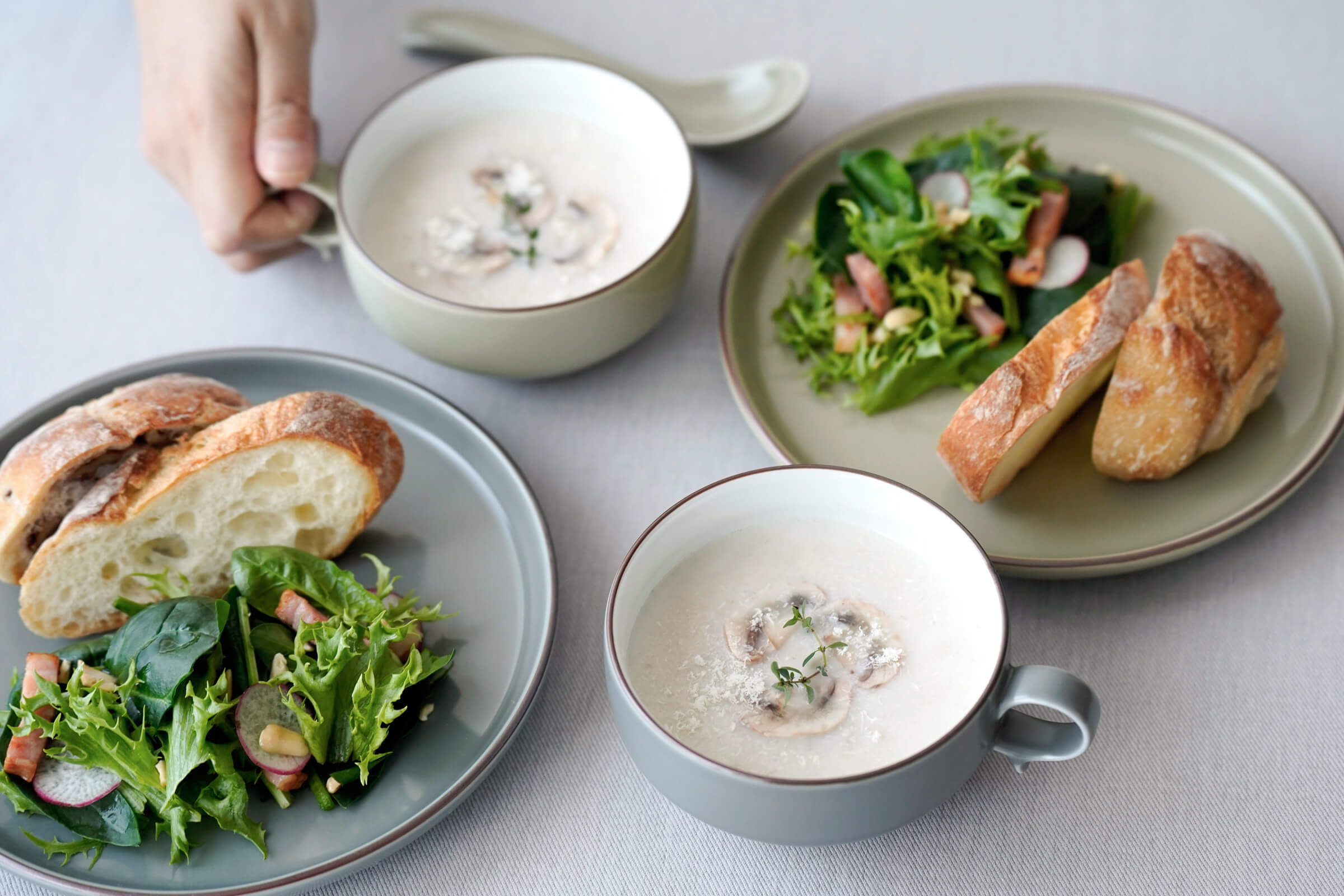 S型スープボール - S-type soup bowl - | 白山陶器直営オンラインストア