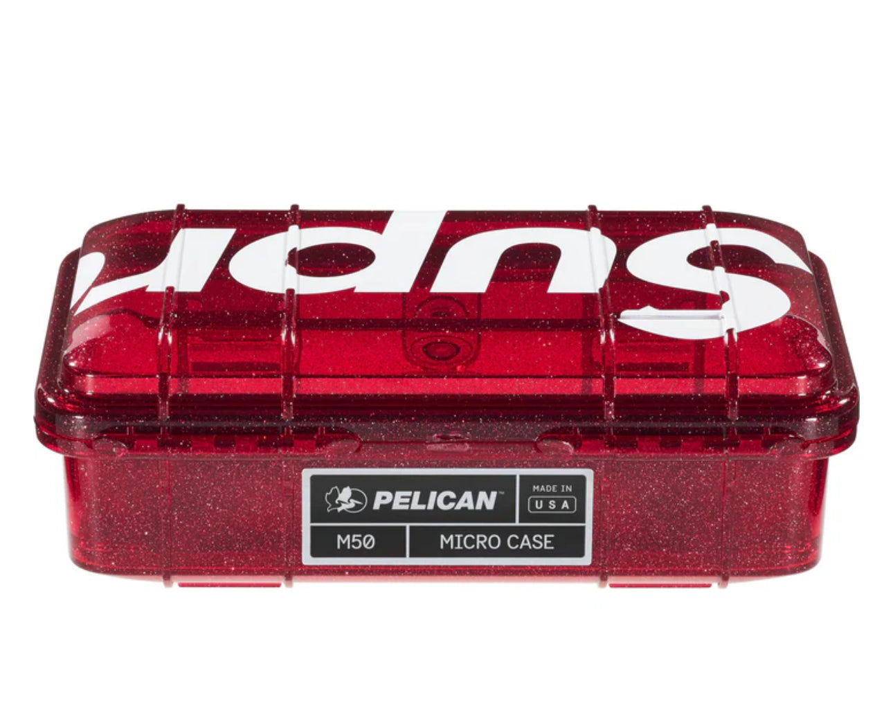 Supreme x Pelican Waterproof M50 Micro Case One Size Red Color