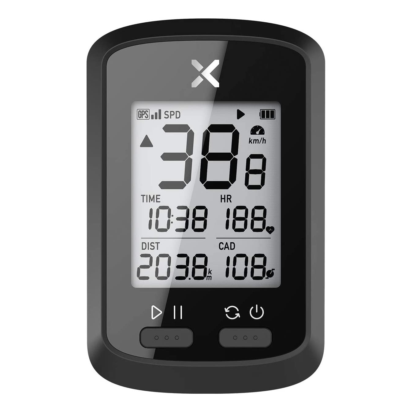 XOSS G+ GPS サイクルコンピューター Ant+ Bluetooth 25時間バッテリー