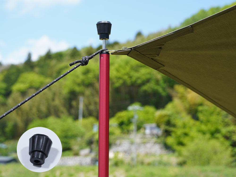 伸縮ポール 新型 十二角形型 2本セット 選べる2サイズ｜FUTURE FOX