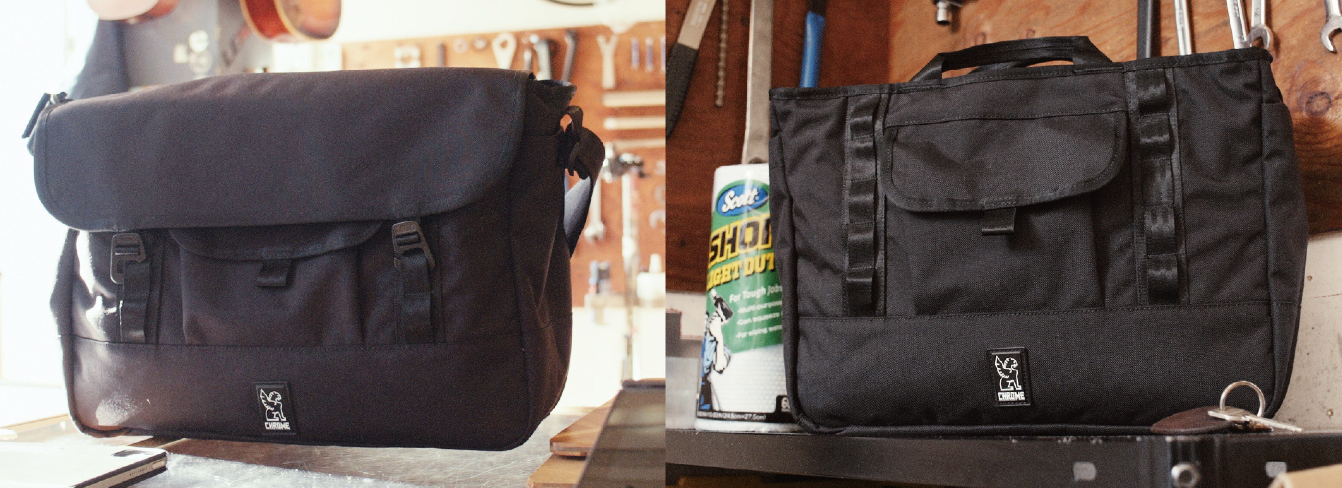 メッセンジャー or ツールバッグ の二面性 