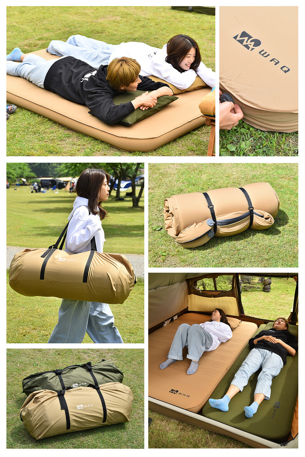 お得なセット商品】キャンプマット 10cm ダブルサイズ & 専用シーツ