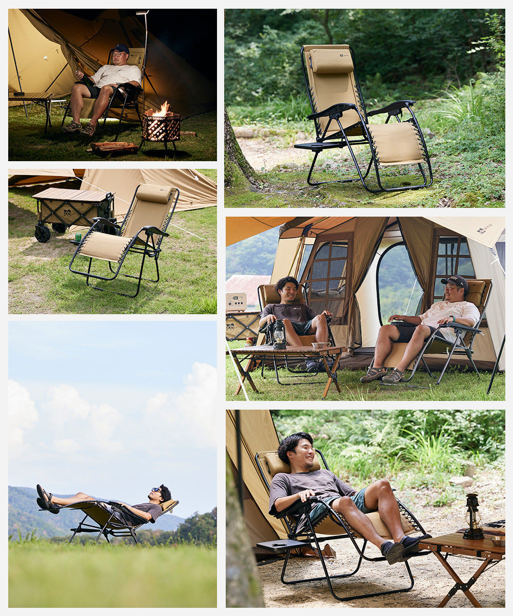 WAQ（ワック） Relaxing Comfort Chair キャンプ、アウトドア用
