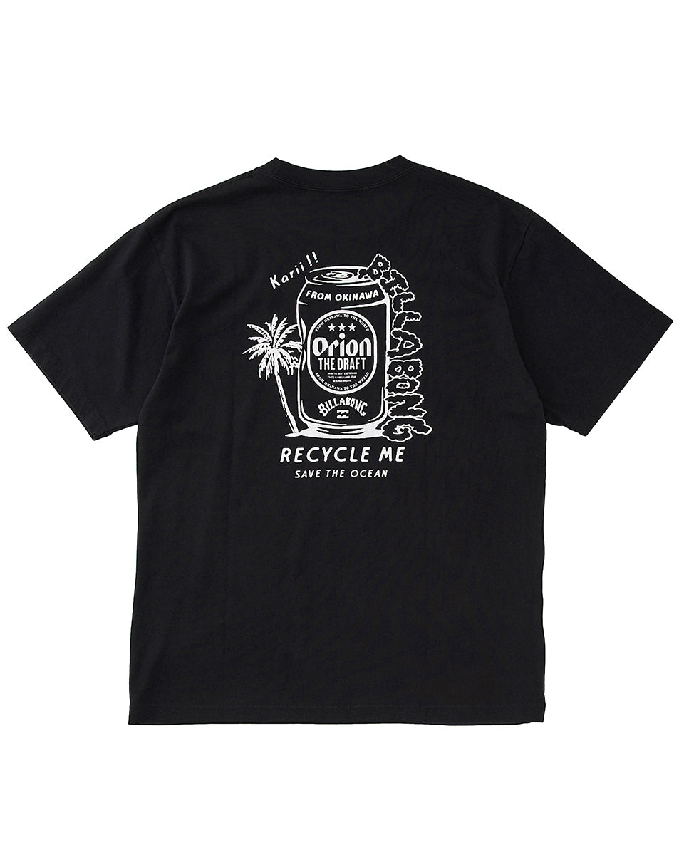 BILLABONG × ORION】Tシャツ RECYCLE ME （ブラック） ビラボンコラボ
