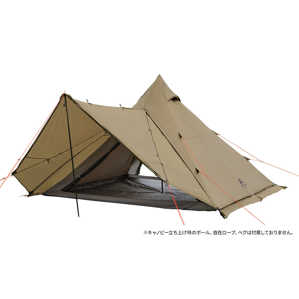 ワンポールテント M（4人用） | キャンプ用品・テントの通販ならVASTLAND