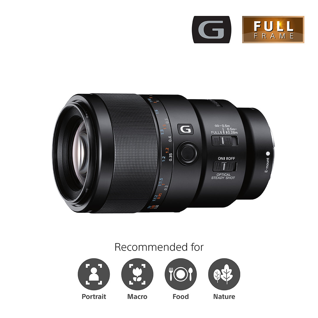 FE 90mm F2.8 Macro G OSS | SEL90M28G | Sony Singapore