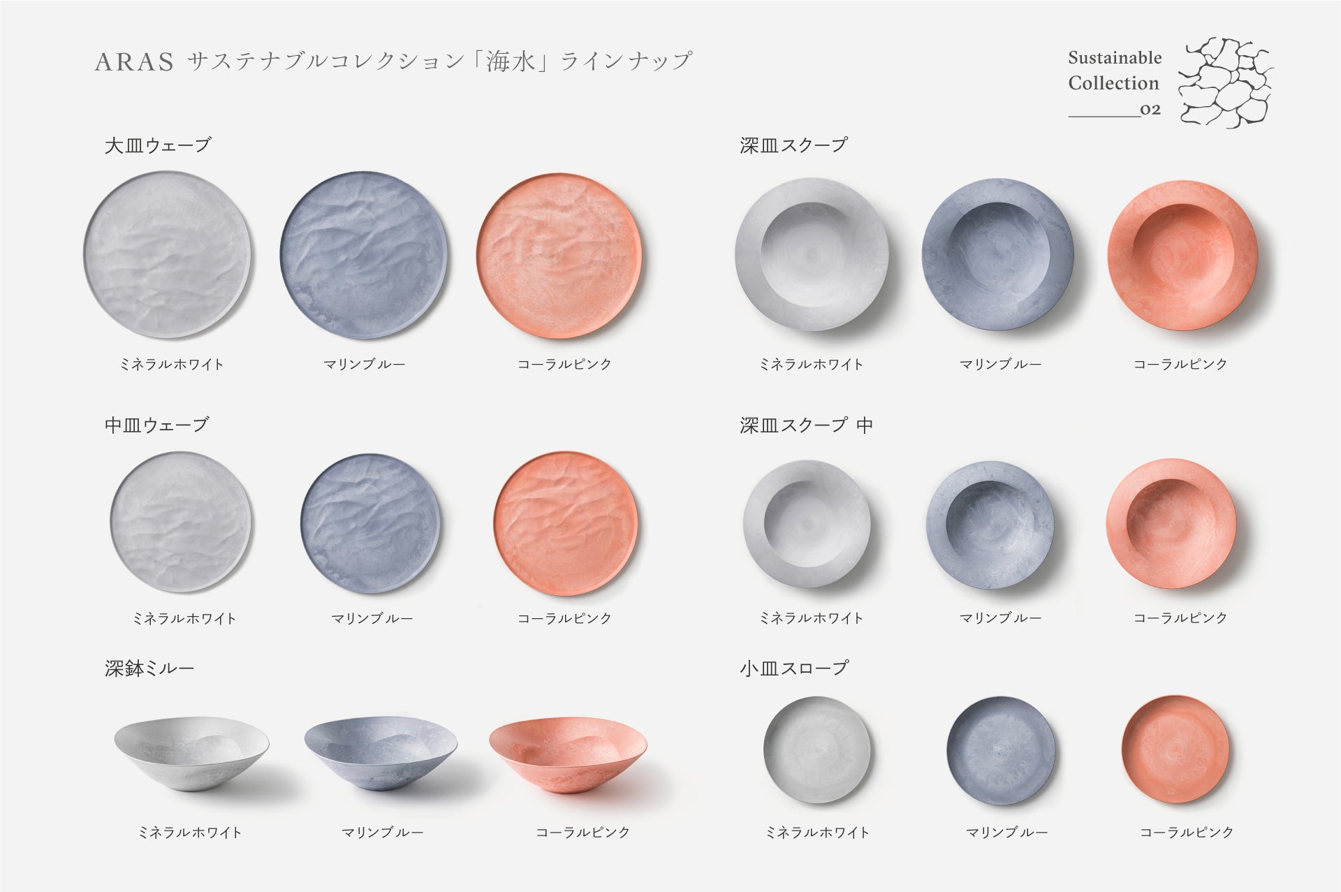 新商品】ARASのサステナブルコレクションから、「地球の情景を切り出す