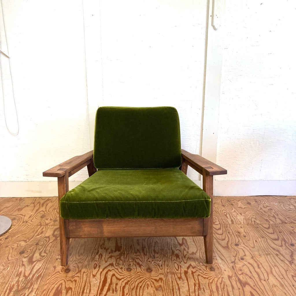 吉桂 ウイスキーオークシリーズ 一人掛けソファ クッション モケット