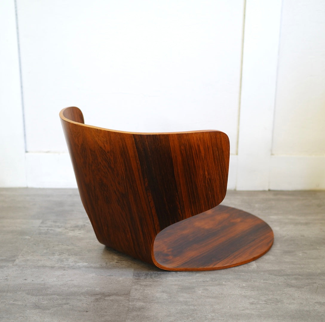 天童木工/Tendo カブト 座椅子 剣持勇ブラジリアンローズウッド