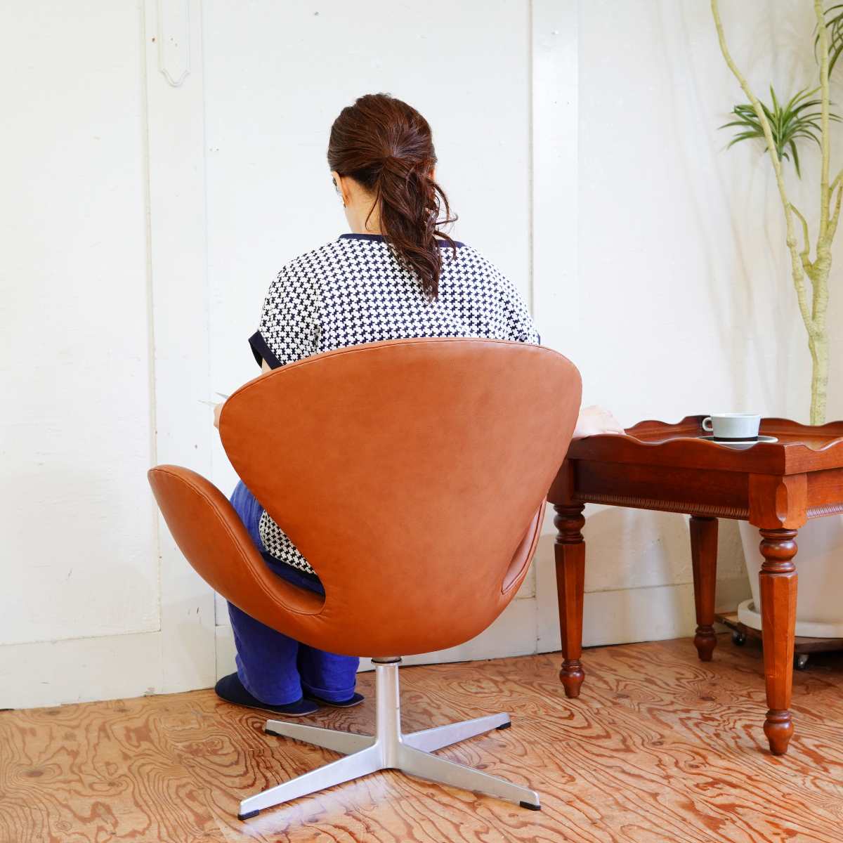 フリッツ・ハンセン / FRITZ HANSEN スワンチェア / SWAN 【1】本革