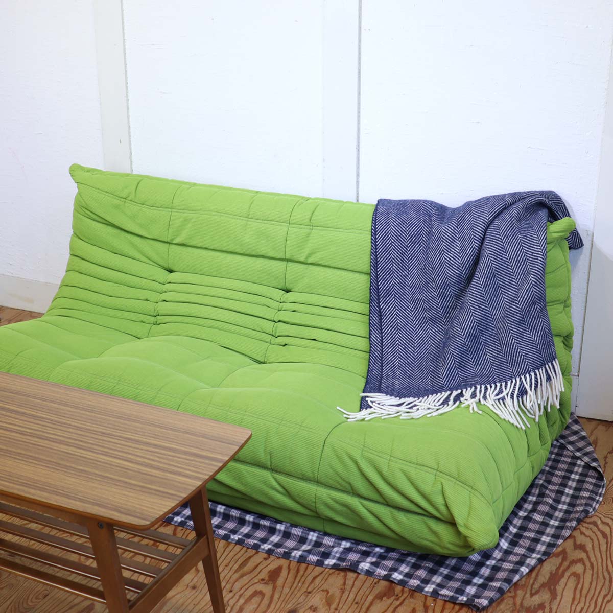 リーン・ロゼ / ligne roset トーゴ トリプルソファ 3人掛け グリーン