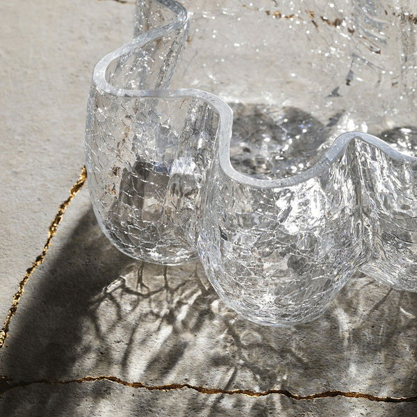 KOSTA BODA コスタボダ CRACKLE フラワーベース ( S / クリア )｜北欧雑貨