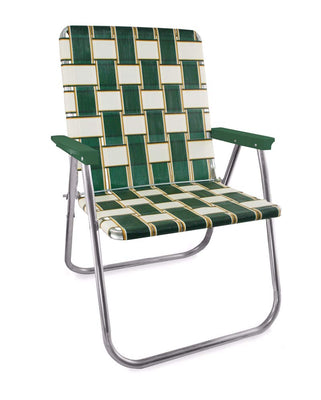 Magnum Green Aluminum Folding Webbing Lawn Chair | Lawn Chair USA