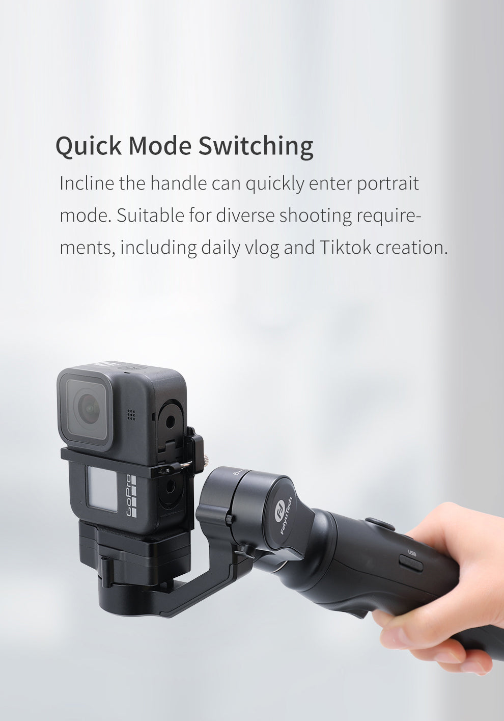 Feiyu Vimble 2A | Extendable Gimbal for Action Cam – FeiyuTech