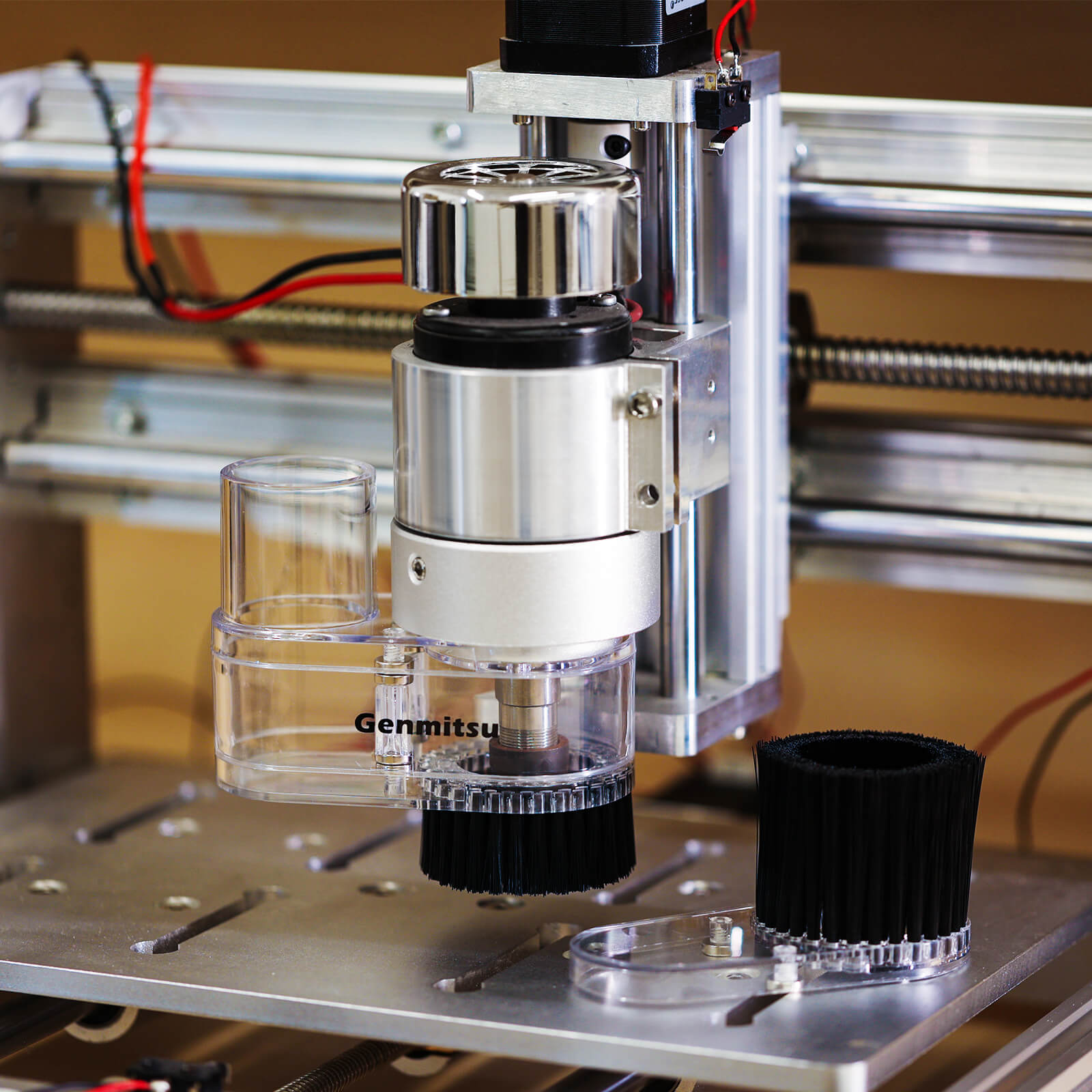 Genmitsu Φ52mm CNC Dust Boot ABS Aluminum Dust Shoe For 300-500W