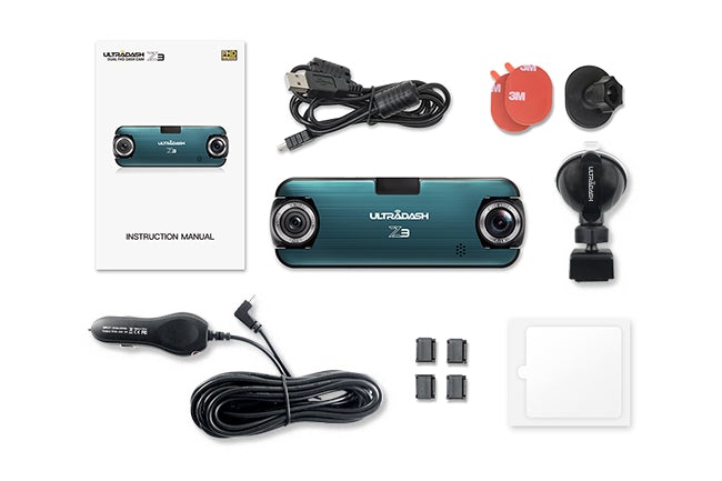 UltraDash Z3 ュアルレンズのドライブレコーダーです