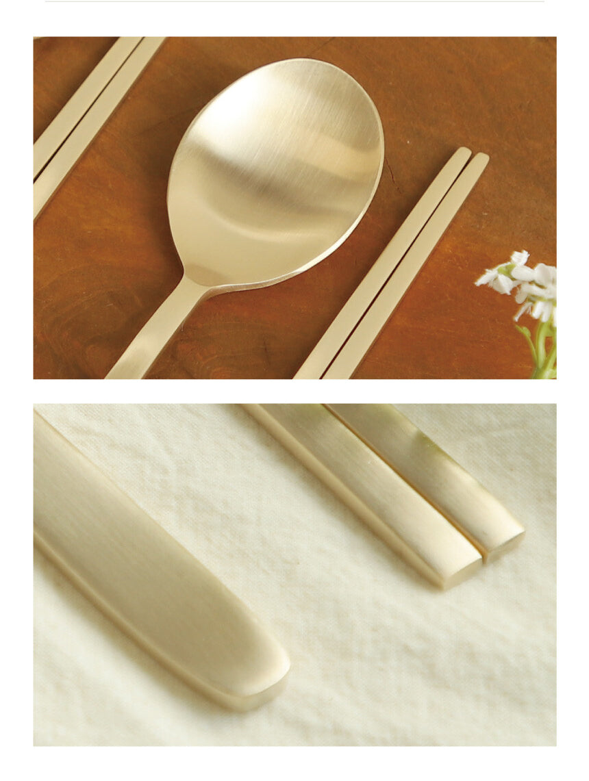 Nothyang] Traditional Korean Yugi Chopstick Set (2 Person & 4