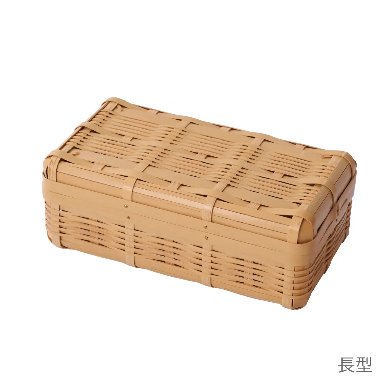 国産白竹と真鍮使用】竹組み弁当箱【手づくり】