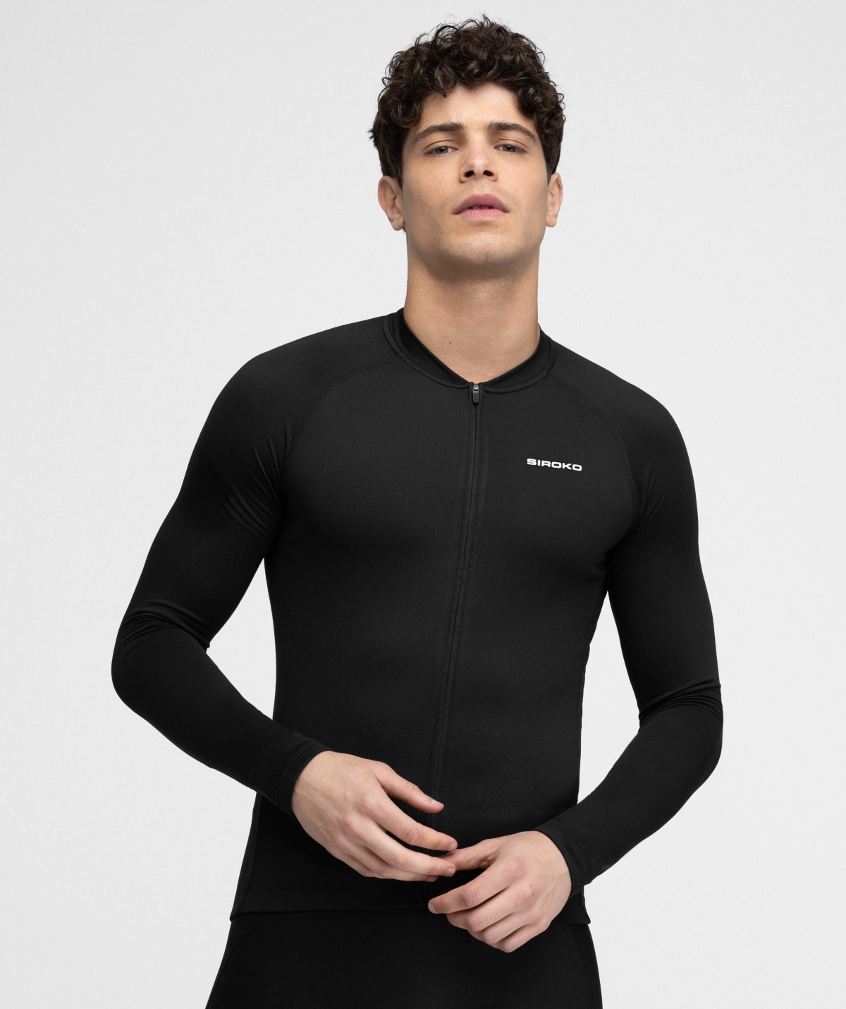 Thermal Long Sleeve Cycling Jersey for Men Siroko Greylock | SIROKO