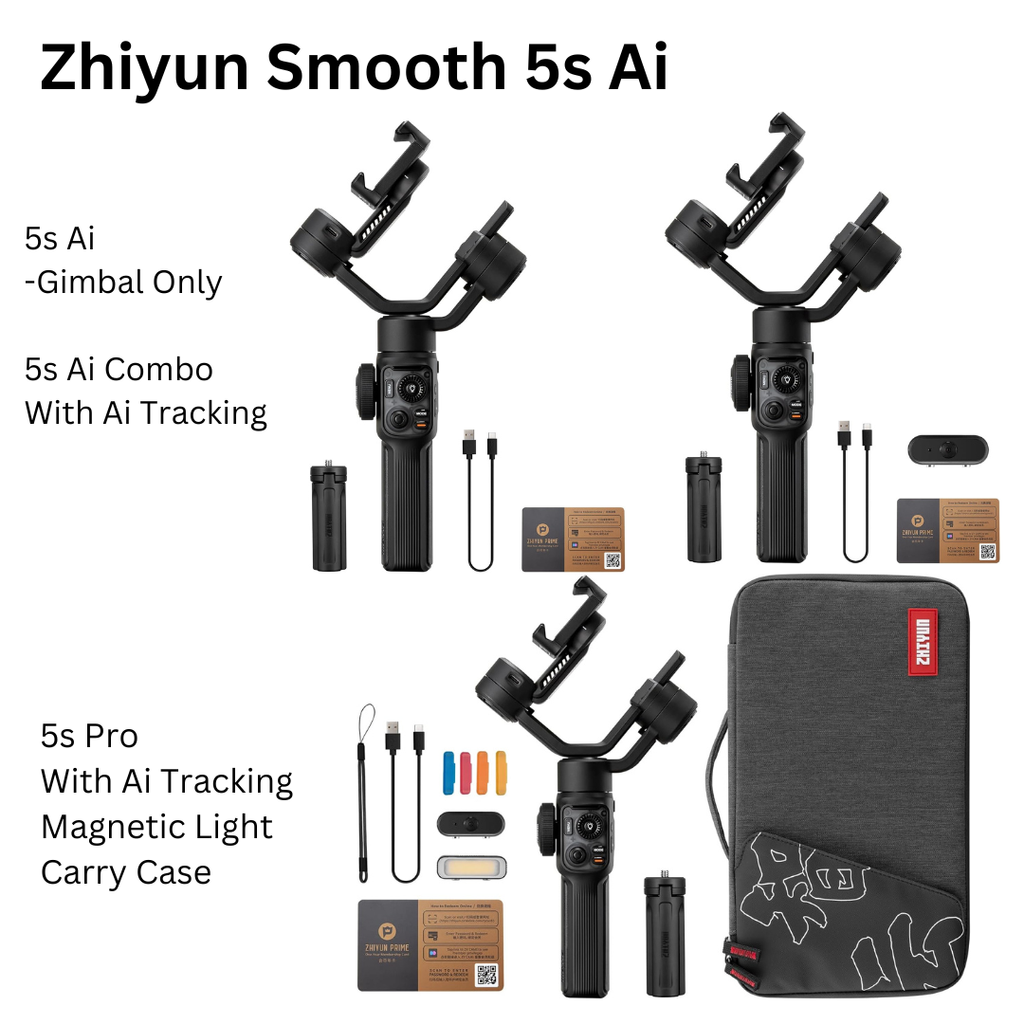 Zhiyun-Tech Smooth 5S Ai Tracking Smartphone Gimbal – CXG