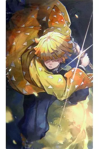 我妻善逸　プレイマット DEMON SLAYER 鬼滅の刃 (10周年 ) - 我妻善逸 / デスクマット / マウス