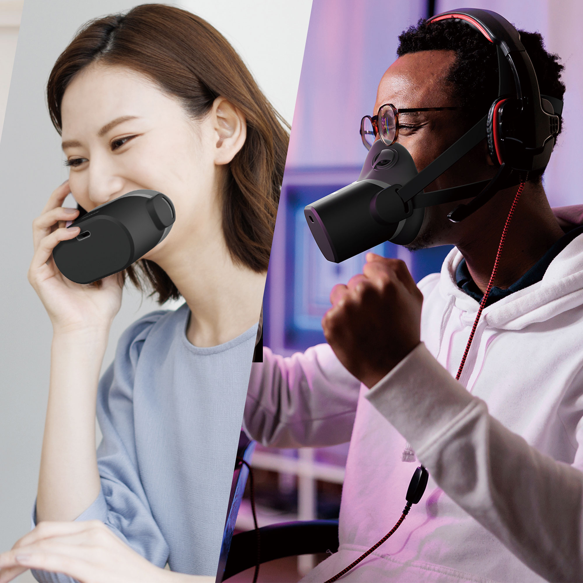 mutalk 2 - 高音質ワイヤレス防音マイク | Shiftall