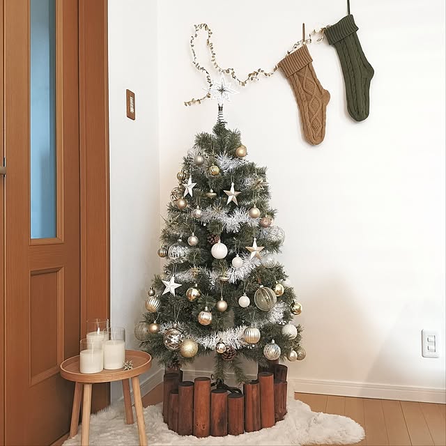 クリスマスツリー120cm アルザスツリーのおすすめ商品とおしゃれな実例