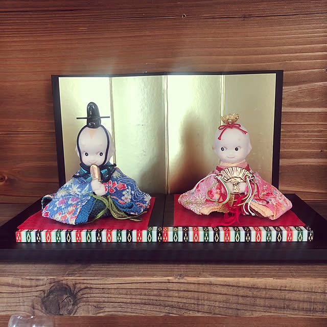 雛人形(ひな人形) ローズオニールキューピーお雛様・親王飾り【送料