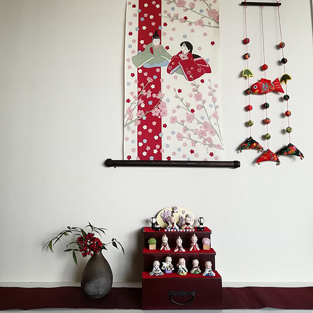 雛人形(ひな人形) ローズオニールキューピーお雛様 三段飾り