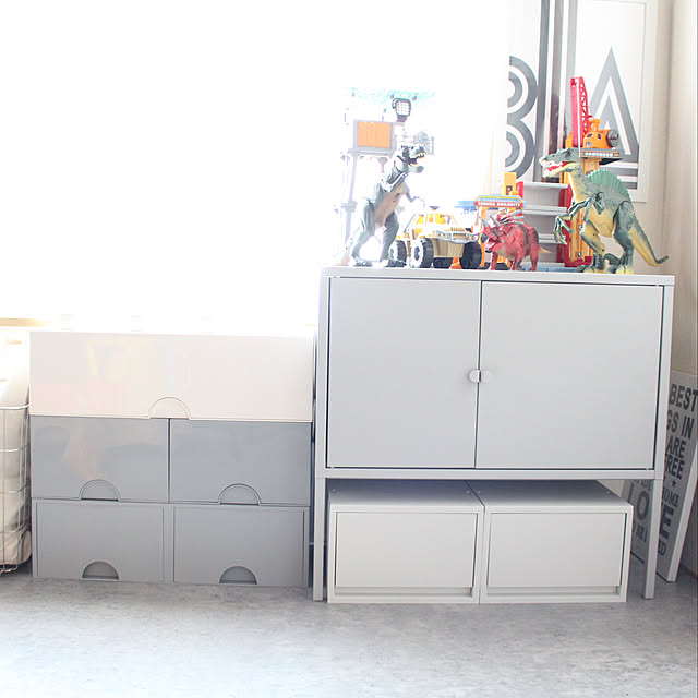 IKEA - イケア -】LIXHULT -リックスフルト- キャビネット メタル