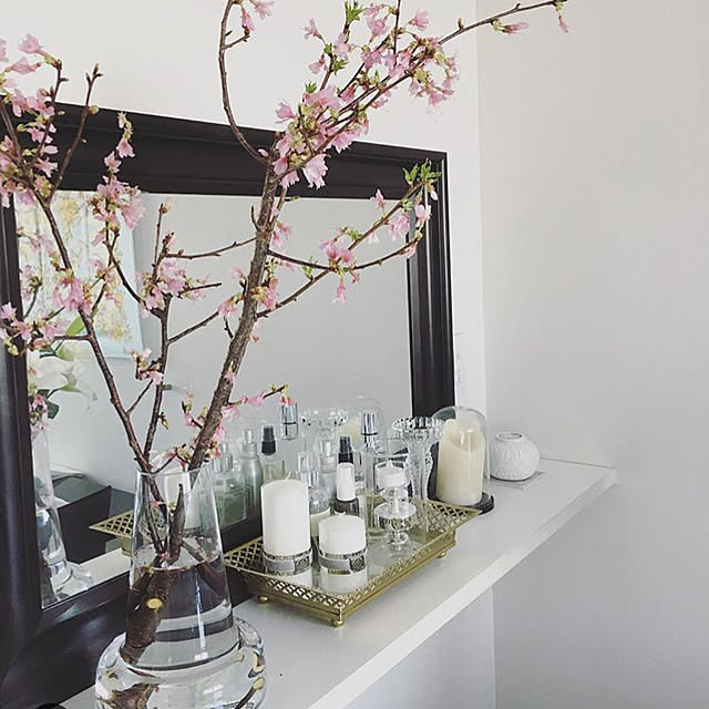 ホルムガード フローラ ベース 24cm ロング クリア Holmegaard Flora